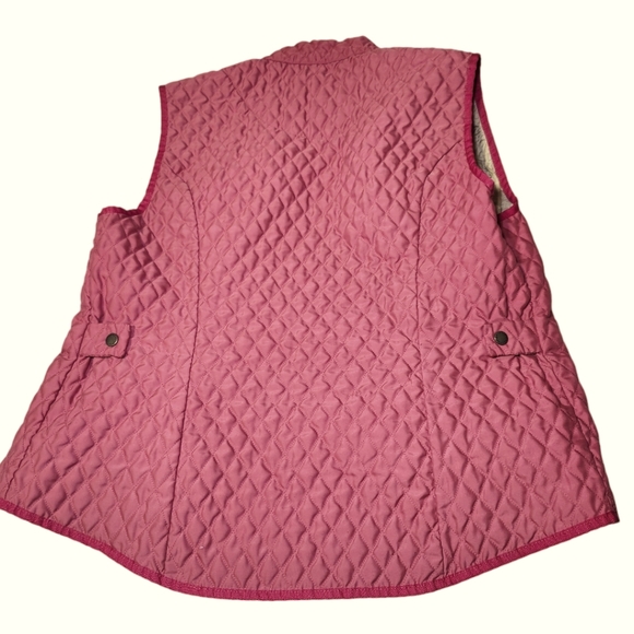 Barbour Fulbourn lightweight short gilet quilted vest womens size 10 - Picture 4 of 10